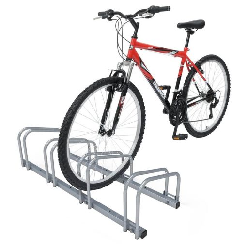 Zewnętrzna platforma na 4 rowery, srebrna