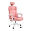 Krzesło obrotowe szefowskie LUX, w kilku kolorach-różowe