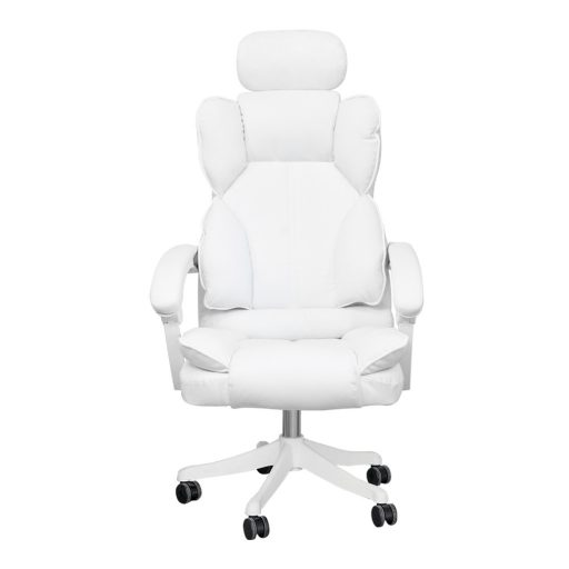 Krzesło obrotowe szefowskie LUX, w kilku kolorach-białe