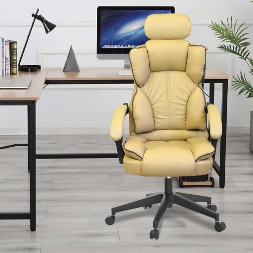 Krzesło obrotowe szefowskie LUX, w kilku kolorach, beżowe