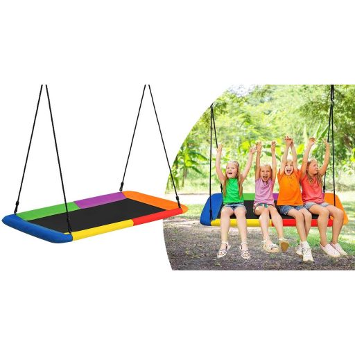 Huśtawka ogrodowa bocianie gniazdo, 150*180 cm, kolorowe