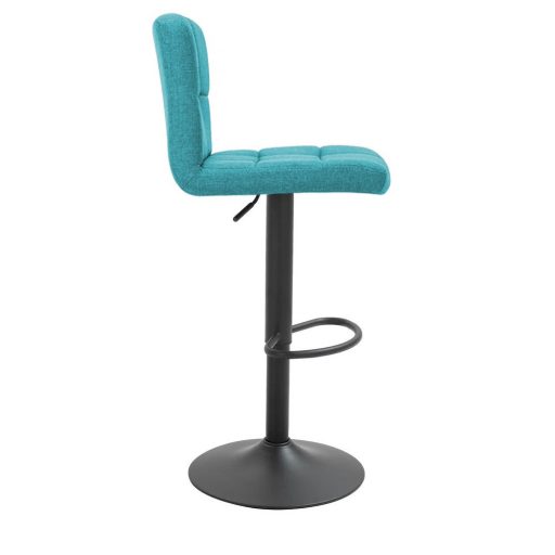 2 krzesła barowe z siedziskiem z tkaniny w kilku kolorach-miętowe