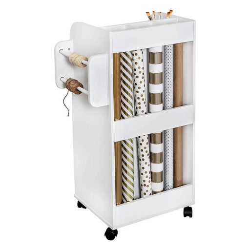 Mobilna szafka do przechowywania z półkami i szufladami