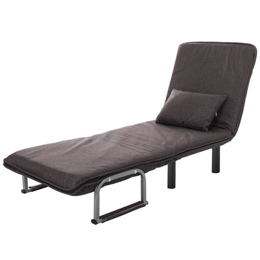 Fotel składany 2 w 1 w kilku kolorach-brązowy