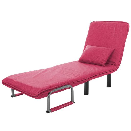 Fotel składany 2 w 1 w kilku kolorach-bordowy