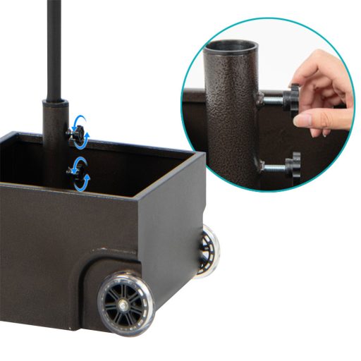 Podstawa do parasola ogrodowego z donicą 