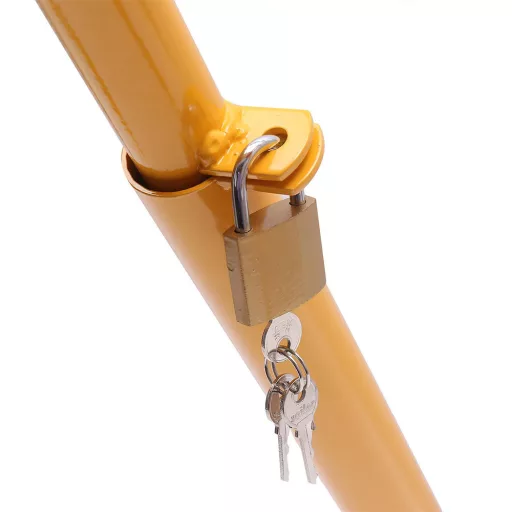 Składana, zamykana blokada parkingowa