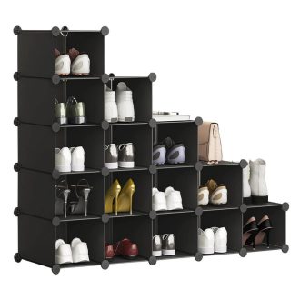   Kostka do przechowywania z możliwością zmiany 15 szt, czarna