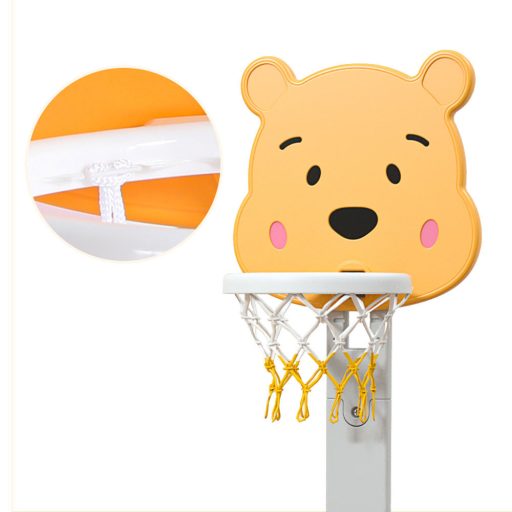 Zestaw zabawowy dla dzieci 4 w 1 z regulacją wysokości, pomarańczowo-żółty