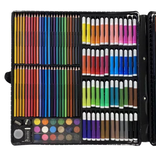 258 el. zestaw do rysowania i malowania dla dzieci 