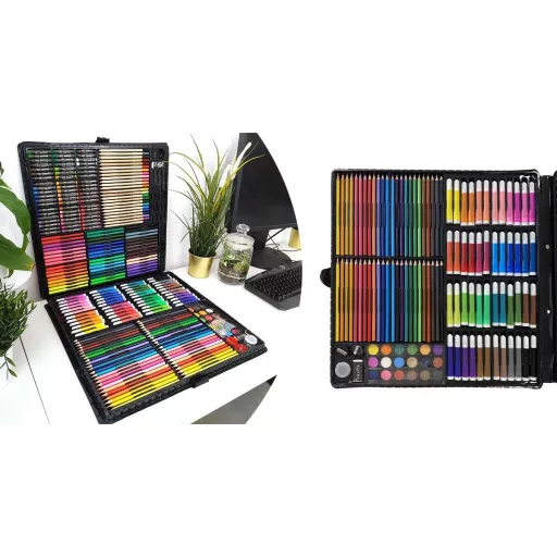 258 el. zestaw do rysowania i malowania dla dzieci 