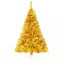 Złota choinka sztuczna, 180cm 708 gałęzi