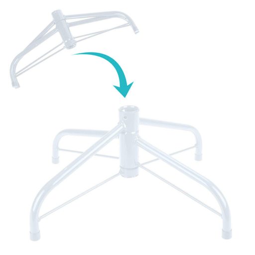 Niebieska choinka sztuczna, 150cm 415 gałęzi