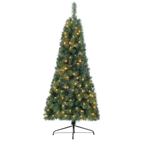 Choinka dekoracyjna w formie połowy, wysokość 150 cm, 220 gałązek