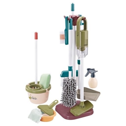 Zestaw do sprzątania dla dzieci z odkurzaczem stacjonarnym