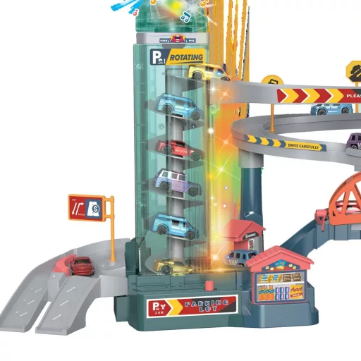 Przygodowy plac zabaw z lwem