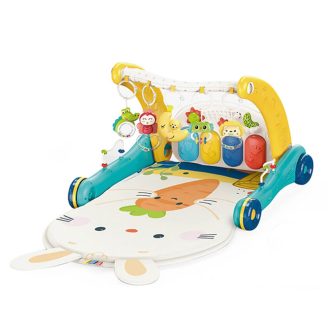   Pomoc w chodzeniu dla dzieci i dywanik do zabawy z pianinem 2 w 1