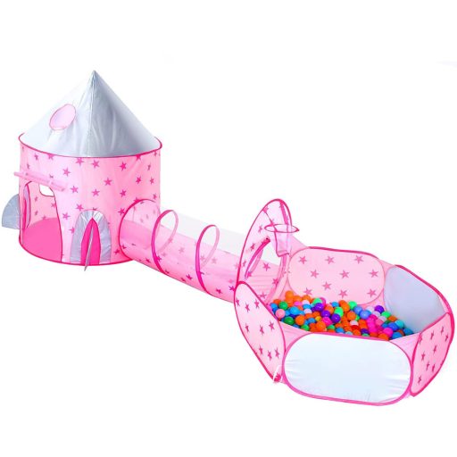 Namiot dla dzieci 3 w 1 w kilku kolorach, różowy