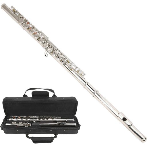 Zestaw flet z kilkoma akcesoriami w torbie na ramię