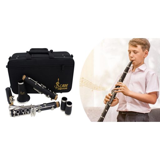 Klarnet B z dodatkami w torbie na ramię