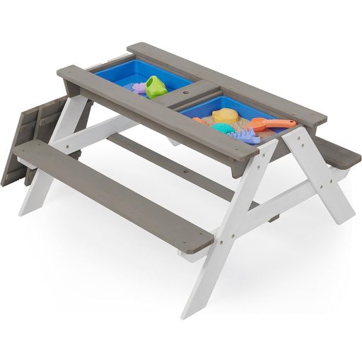 Stół piknikowy dla dzieci 3 w 1 z parasolką