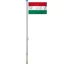 Maszt z flagą 90x150cm z węgierską flagą