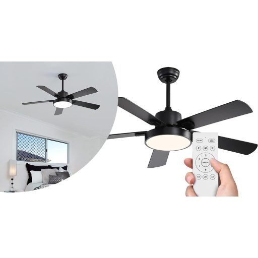 Wentylator sufitowy z oświetleniem i pilotem