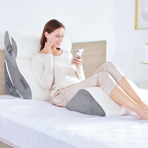 Zestaw ortopedycznych poduszek do oparcia pleców, szyi i nóg, 4-częściowy