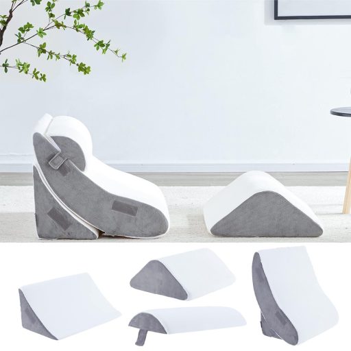 Zestaw ortopedycznych poduszek do oparcia pleców, szyi i nóg, 4-częściowy