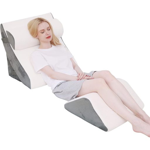 Zestaw ortopedycznych poduszek do oparcia pleców, szyi i nóg, 4-częściowy