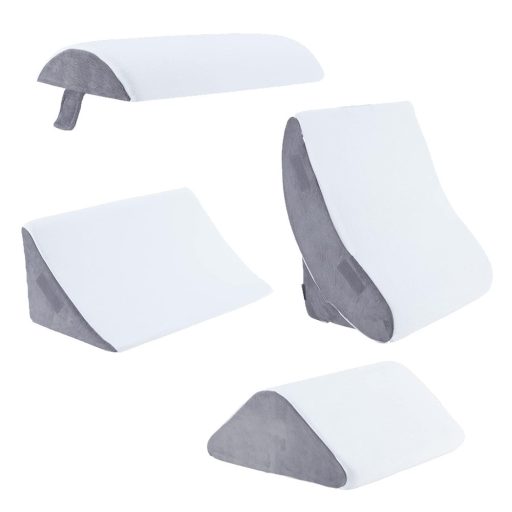 Zestaw ortopedycznych poduszek do oparcia pleców, szyi i nóg, 4-częściowy