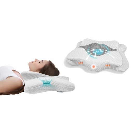 Poduszka do spania z pamięcią kształtu, ortopedyczna