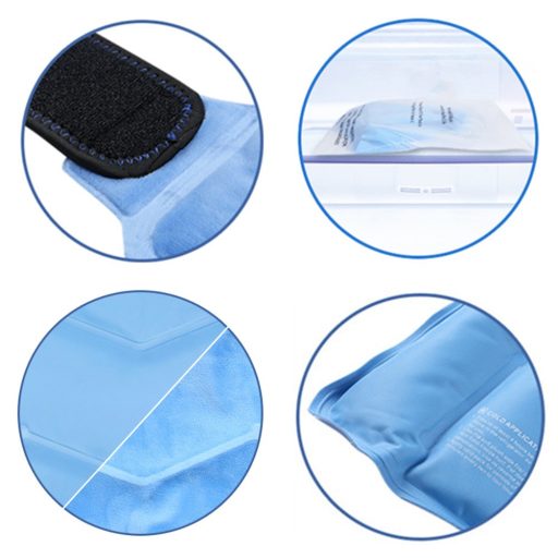 Poduszka chłodząco-grzejąca z żelem, 2 szt., z rzepem