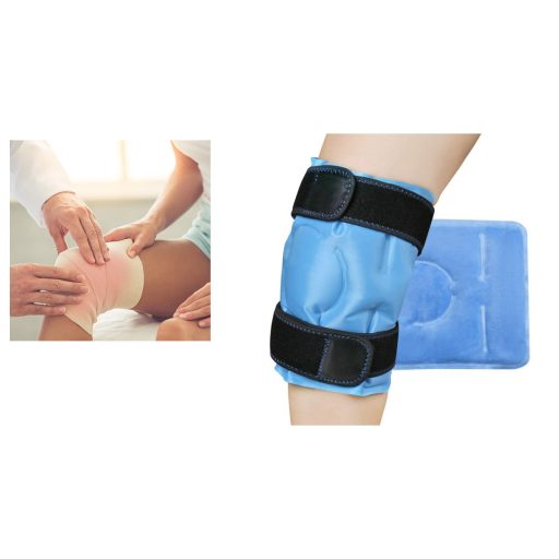 Poduszka chłodząco-grzejąca z żelem, 2 szt., z rzepem