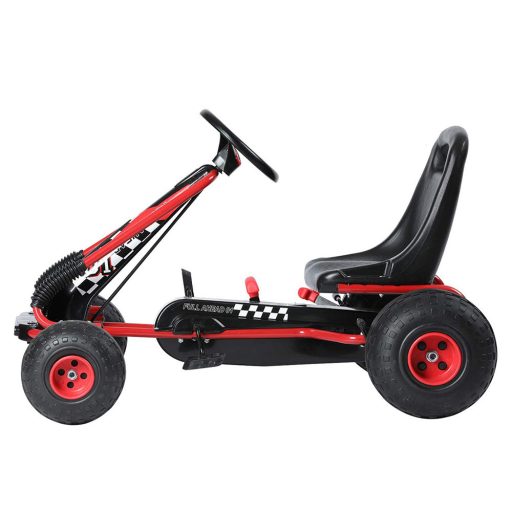 Pedal go-kart dla dzieci, czerwony
