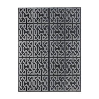 Dywan na zewnątrz, dwustronny, 180x120 cm - szary