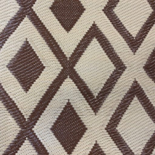 Dywan na zewnątrz, dwustronny, 180x120 cm - brązowy