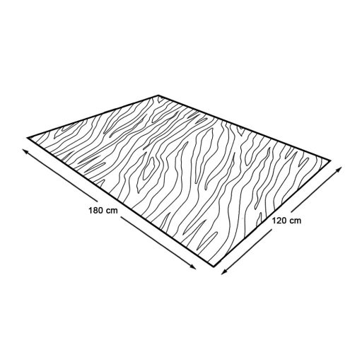 Dywan na zewnątrz, dwustronny, 180x120 cm - beżowy