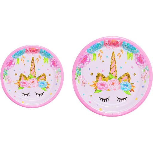 Zestaw imprezowy z motywem jednorożca