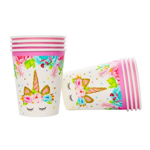 Zestaw imprezowy z motywem jednorożca