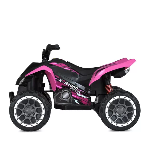 Elektryczny quad dla dzieci, 12V, różowy