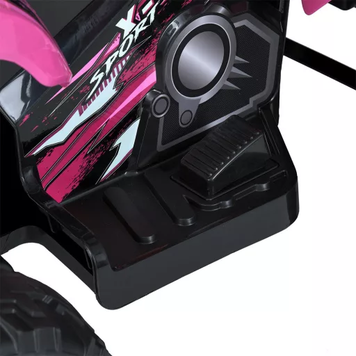 Elektryczny quad dla dzieci, 12V, różowy