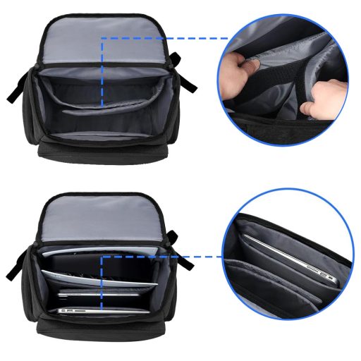 Plecak, czarny 43 x 25 x 42 cm