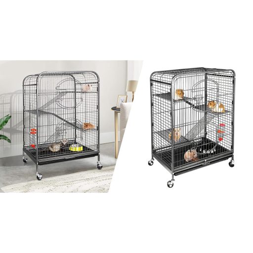 Zewnętrzna klatka dla zwierząt na kółkach