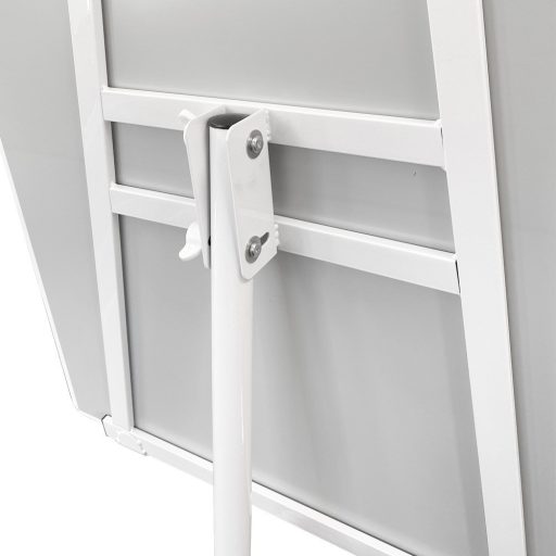 Magnetyczna szklana tablica flipchart na kółkach 70*100 cm