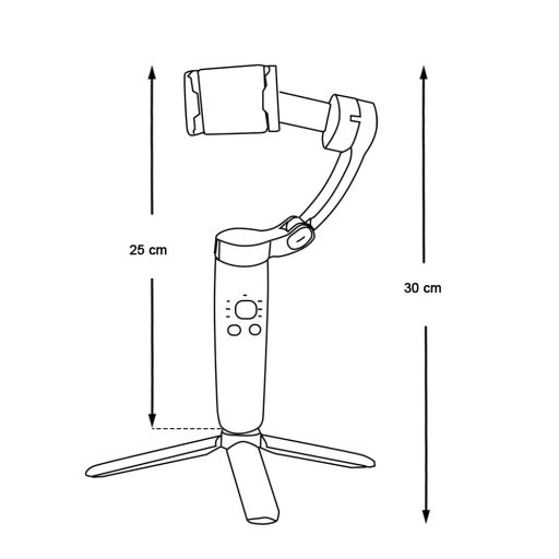 Gimbal ręczny stabilizator kamery do smartfona