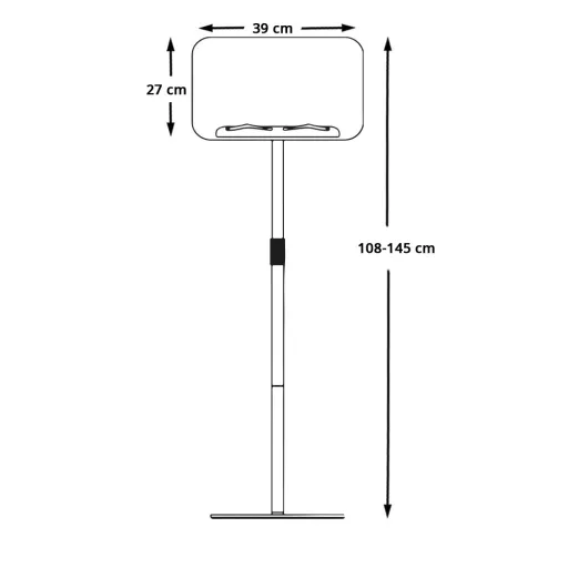 Regulowana półka na książki