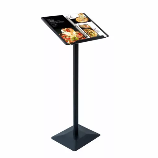 Stojak na menu z klipsem