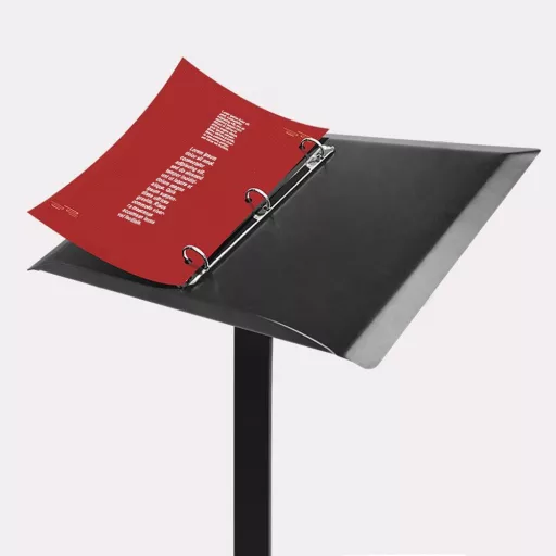 Stojak na menu z klipsem