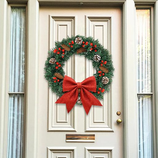 Świąteczna dekoracja drzwi 60cm